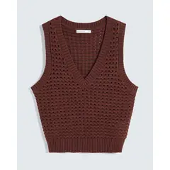 SEVEN SEVEN - Camiseta Para Mujer Manga Sisa Cuello V Color Café Marca #28096248