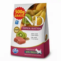 CATLIKE - Alimento N&D Tropical Dog Adulto Raza Pequeña - Cerdo 2kg