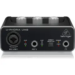 BEHRINGER - Interfaz De Audio U-phoria Um2 Negra