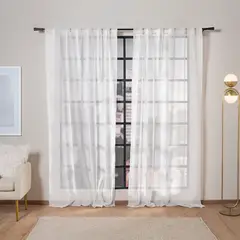 VIANNEY - Cortinas Viena Blanco Largas