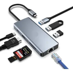 GENERICO - HUB Usb 8 en 1 oditton HB042
