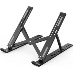 GENERICO - Base Soporte Portátil Laptop Plegable Aluminio Ergonómica