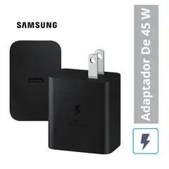 SAMSUNG - Cargador De 45W Super Carga Rapida Type-C