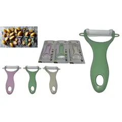 MAZUGI - Pelador De Papas Fruta Verdura Manual Vertical Super Liviano