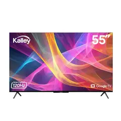 KALLEY - TV 55" Pulgadas 139 cm 55GQ405 4K-UHD QLED Smart TV Google