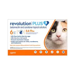 ZOETIS - Antiparasitario Tópico Para Gato Revolution Plus 0.5 Ml
