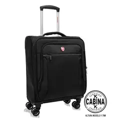 EXPLORA MALETAS - Maleta de Cabina 10 Kg Lona Onix Negro