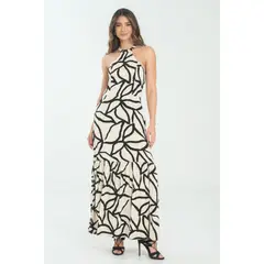 RAGGED - Vestido santorini Negro