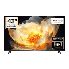 TCL - TV 43" Pulgadas 109 cm 43V6C 4K-UHD Smart TV Google