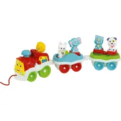 CLEMENTONI - Juguete Tren Interactivo Con Sonidos De Animales Bebés