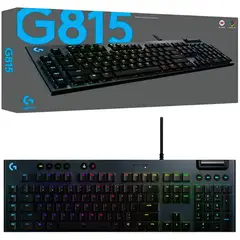LOGITECH - Teclado G815 Mecánico RGB Negro Original