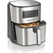 HAMILTON BEACH - Freidora de aire 6qt marca Touchscreen modelo 2023