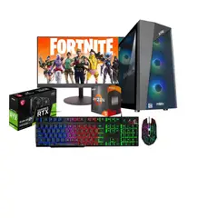 POWER GROUP - CPU AMD RYZEN 5-5600X DISCO 1TBPCI RAM 16GB RTX3050 6G + Monitor