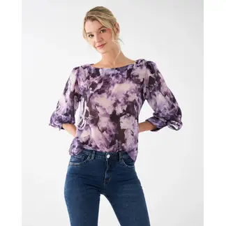 ESPRIT - Camisa Mujer con Estampado Abstracto