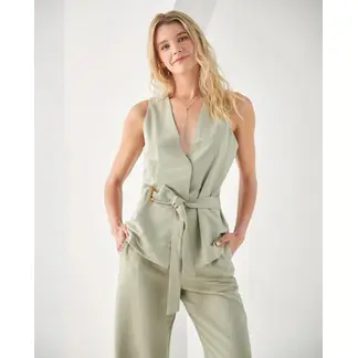 ESPRIT - Camisa Mujer Tipo Chaleco