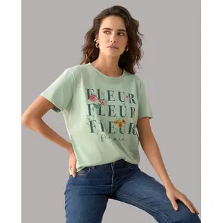 ESPRIT - Camiseta Mujer Básica Estampada