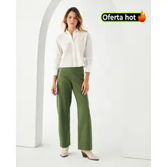 ESPRIT - Pantalón para Mujer Corte Clásico y Elegante