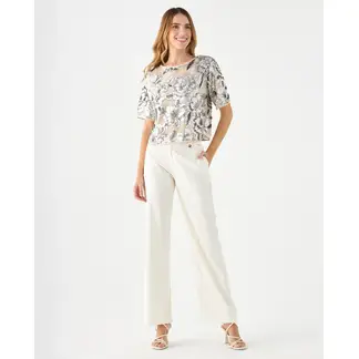 ESPRIT - Pantalón para Mujer con Detalles en la Pretina