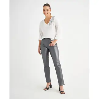 ESPRIT - Pantalón para Mujer con Efecto Metalizado