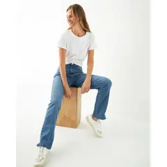 ESPRIT - Jean Mujer Straight con Cortes