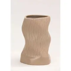 GENERICO - Florero The wavy vase M1-7 beige matte