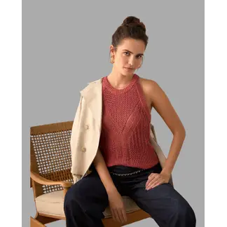 ESPRIT - Camisa Mujer Tejido Manga Sisa