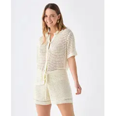 ESPRIT - Camisa Mujer Tejido Amplio