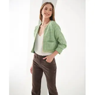 ESPRIT - Blazer Mujer con Detalles Brillantes