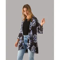ESPRIT - Suéter Cárdigan Mujer Tela Fluida