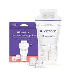 LANSINOH - Bolsas Recolectoras Leche Materna 50unid + 2 Adapt