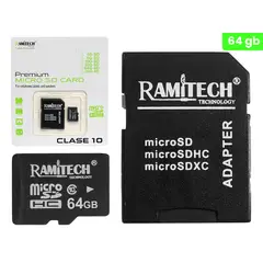 RAMITECH - Tarjeta Memoria Micro Sd 64Gb