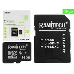 RAMITECH - Tarjeta Memoria Micro Sd 16gb