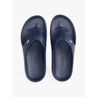 TOMMY HILFIGER - Sandalias Azul Oscuro Anatómicas Con Logo Esmaltado FW0FW08522DW6