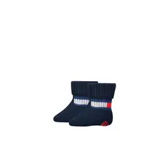 TOMMY HILFIGER - Pack Azul De 2 Medias Con Bandera 701226500003