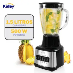 KALLEY - Licuadora K-MLV6BSS 8 Funciones - Negro