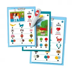 CLEMENTONI - Juego Didáctico Veterinario Con Bolígrafo Interactivo Niños