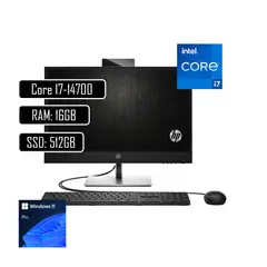 HP - Todo En Uno Intel Core I7-14700 Ram 16Gb Ssd 512Gb 23.8 Win11 Pro