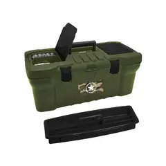 RIMAX - Caja Herramientas 20 Army Cerradura Plástica