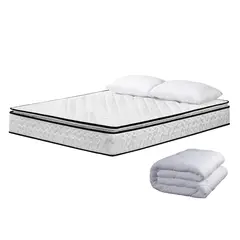 HIGH CLASS - Colchón Sencillo Standford + Almohada + Edredón