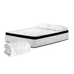 HIGH CLASS - Colchón Sencillo Menphis + Almohada + Protector