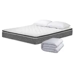 HIGH CLASS - Colchón Sencillo Cambridge + Almohada + Edredón