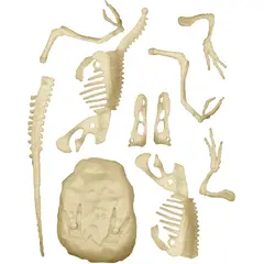 CLEMENTONI - Juego Didáctico Arqueojugando Fósiles De Velociraptor Niños