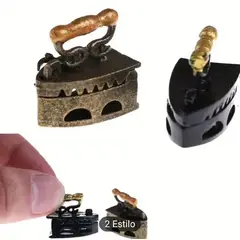 GENERICO - Figura Plancha Carbon Mini Tallado En Bronce Macizo