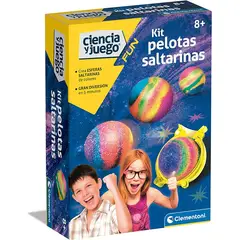 CLEMENTONI - Juego Científico Crea Pelotas Saltarinas De Colores Niños