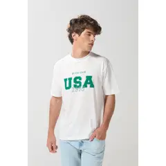 KOAJ - Camiseta basica hombro rodado masculina, cuello redondo Hombre
