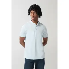 KOAJ - Camiseta manga corta polo unicolor con cuello nerú HOMBRE