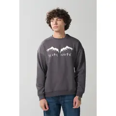 KOAJ - Buzo cuello redondo con estampado de Death Note Hombre