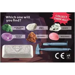 CLEMENTONI - Juego Educativo Descubre Minerales Reales Niños