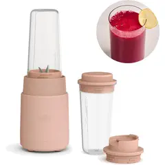 BELLA - Licuadora portátil 6 Pcs 240W acero inoxidable Blossom