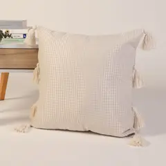 NOSSARENA - Funda de Cojin Roberta 50x50cm color greige
